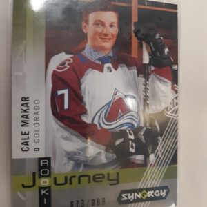 2019-20 UD Synergy Rookie Journey Cale Makar /899