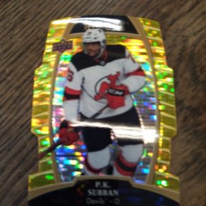 2019-20 ALLURE  P.K. Subban devils yellow taxi