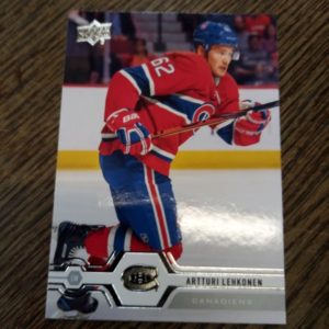 2019-20 Upper deck Artturi Lehkonen canadies