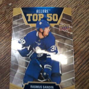 2019-20 UD Allure Top 50 Rasmus Sandin