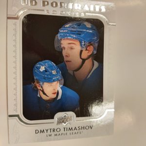 2019-20 Upper Deck UD Portaits Rookies Dmytro Timashov