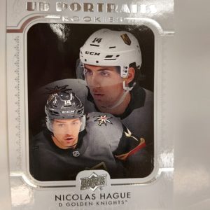2019-20 Upper Deck UD Portaits Rookies Nicolas Hague