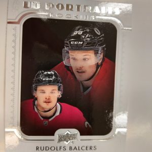 2019-20 Upper Deck UD Portaits Rookies Rudolfs Balcers