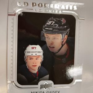 2019-20 Upper Deck UD Portaits Rookies Nikita Gusev