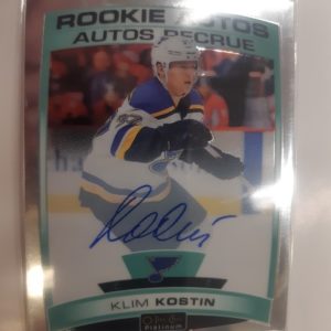 2019-20 OPC Platinum Rookie Autos Klim Kostin