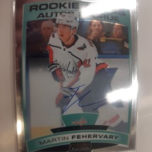 2019-20 OPC Platinum Rookie Autos Martin Fehervary