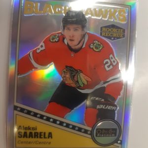 2019-20 OPC Platinum Blackhawks Rookie Aleksi Saarela R-71