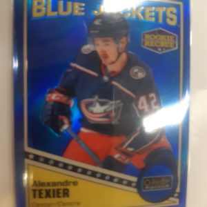 2019-20 OPC Platinum BLUE JACKETS Rookie Alexandre Texier /149 R-67