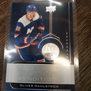 Oliver Wahlstrom NHL 2019-20 Trilogy rookie renditions