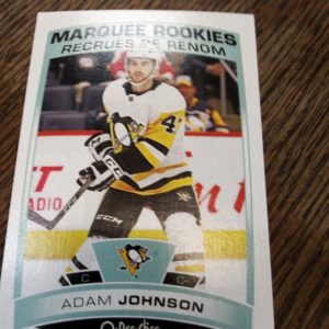 2019-20 O-pee-chee Marquee Rookies Adam Johnson