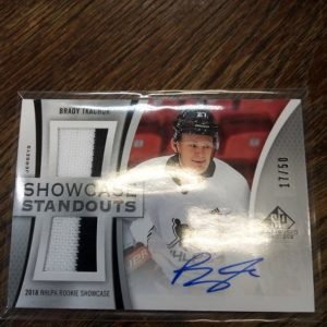 Brady Tkachuk Game Used 2019-2020 Rookie jersey-signature
