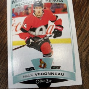 2019-20 O-pee-chee marquee rookies Max Veronneau