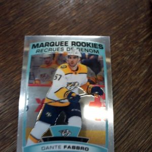 2019-20 O-pee-chee platium marquee rookies Dante Fabbro