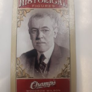 2009-10 Upper Deck Champ's Mini Historical Figure Woodrow Wilson