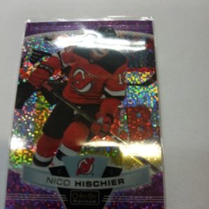 2019-20 OPC Platinum Violet Pixels Nico Hischier