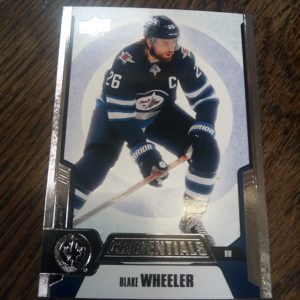 2019-20 UD Credentials Blake Wheeler