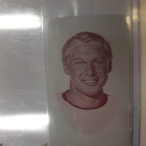 2011 Parkhurst Champions Alex Delvecchio 1/1 Mini Magenta Printing Plate