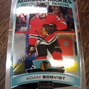 2019-20 OPC Platinum Adam Boqvist Marquee rookies