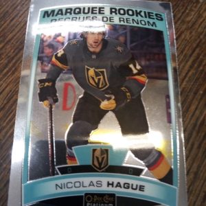 2019-20 OPC Platinum Nicolas Hague Marquee rookies