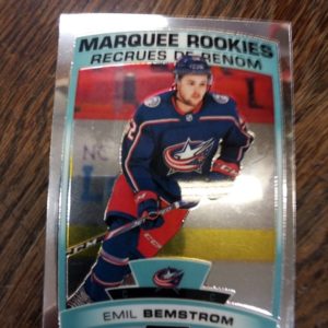 2019-20 OPC Platinum marquee rookies Emil Bemstrom