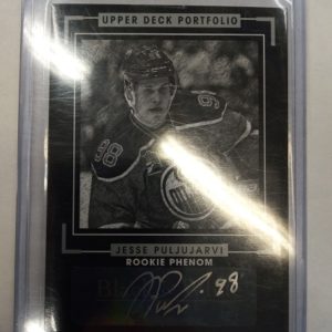 2015-2016 Upper Deck Portfolio Jesse Puljujärvi Autograph