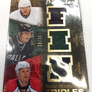 2007-2008 OPC Premier Rare Remnants Triplets Olli Jokinen/Jere Lehtinen/Teemu Selänne