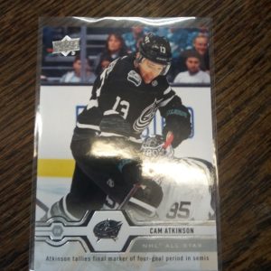 2019-20 UD authentic Cam Atkinson