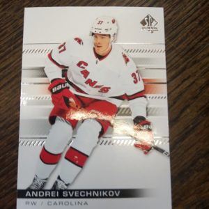 2019-20 UD authentic Andrei Svechnikov