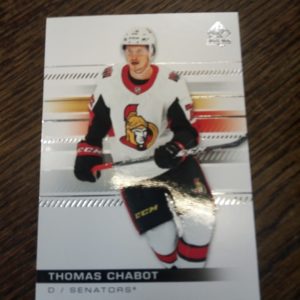 2019-20 UD authentic Thomas Chabot
