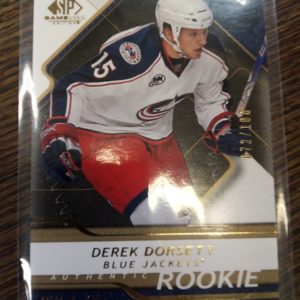 2019-20 UD sp aunthentic Derek Dorsett rookie x/100