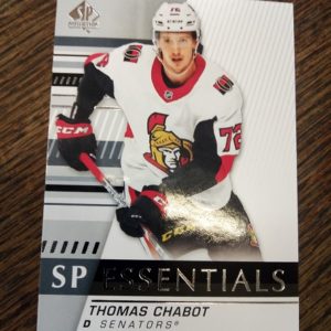 2019-2020 Upper Deck SP Authentic essentials Thomas Chabot