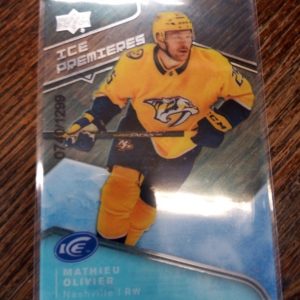 2019-20 Upper Deck ice premieres Mathieu Olivier