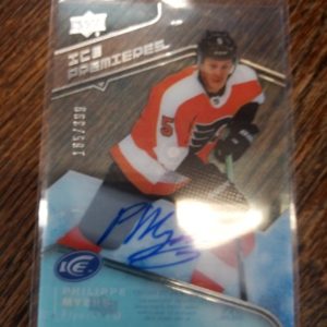 2019-20 Upper Deck ice premieres Philippe Maers singature
