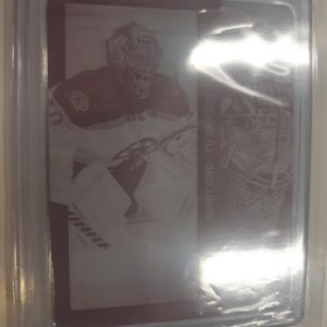 2013-14 Panini Contenders Magenta Printing Plate 1/1 Tuukka Rask