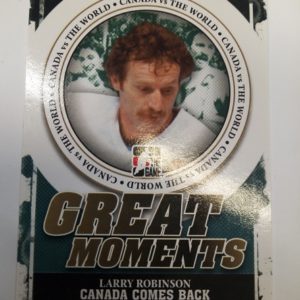 2010-2011 In the Game Great Moments Larry Robinson