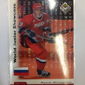 1997-1998 Upper Deck Choice World Junior Showcase Maxim Afinogenov