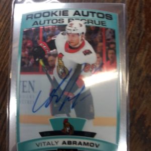 2019-20 Upper Deck OPC platinum Vitaly Abramov Rookies autos