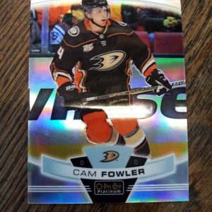 2019-20 O-pee-chee platium Cam Fowler rainbow