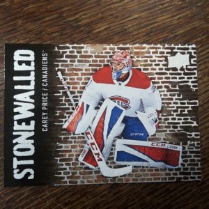 2018-2019 UD stonewalled Carey Price