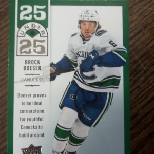2018-19 Upper Deck 25 Under 25 Brock Boeser