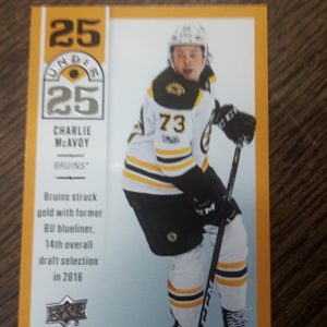 2018-19 Upper Deck 25 Under 25 Charlie McAvoy