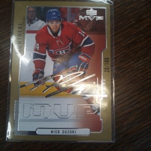2020-2021 Upper Deck MVP Nick Suzuki