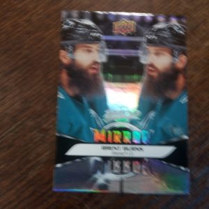 2020-2021 Upper Deck MVP mirror Brent Burns