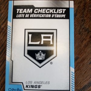 2020-21 OPC Team checklist Los Angels kings