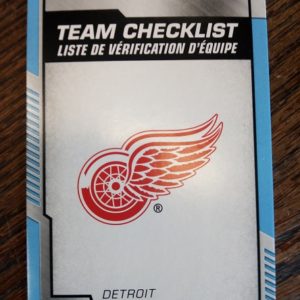 2020-21 OPC Team checklist red wings