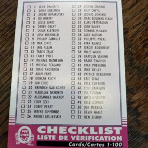 2020-21 OPC checklist