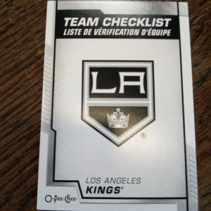 2020-21 OPC Team checklist los angels kings