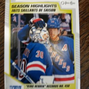 2020-2021 O-Pee-Chee Season highflights King Henrik