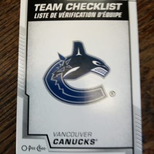 2020-2021 O-Pee-Chee Team checklist Canucks