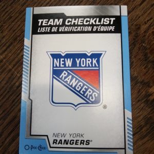2020-2021 O-Pee-Chee Rangers